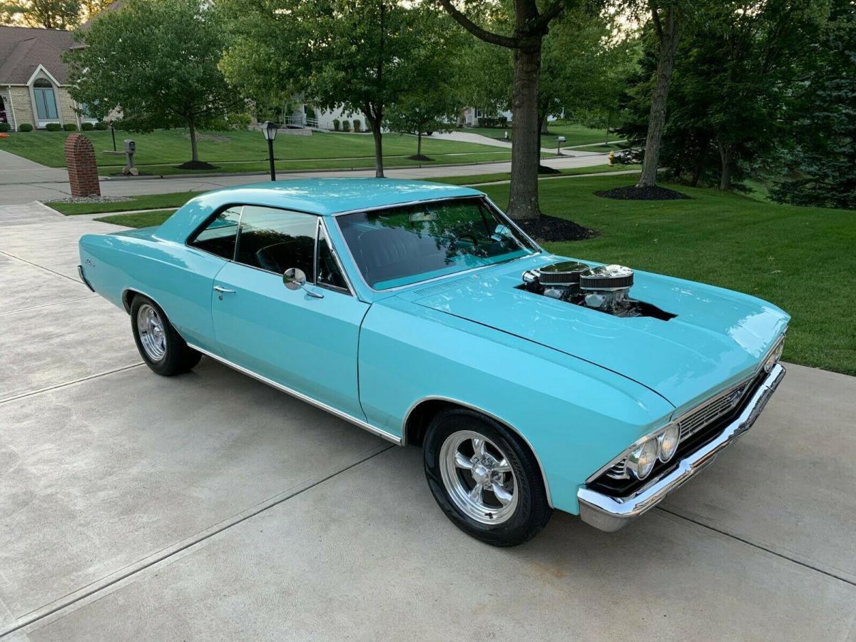 1966 Teal Chevrolet Chevelle Coupe