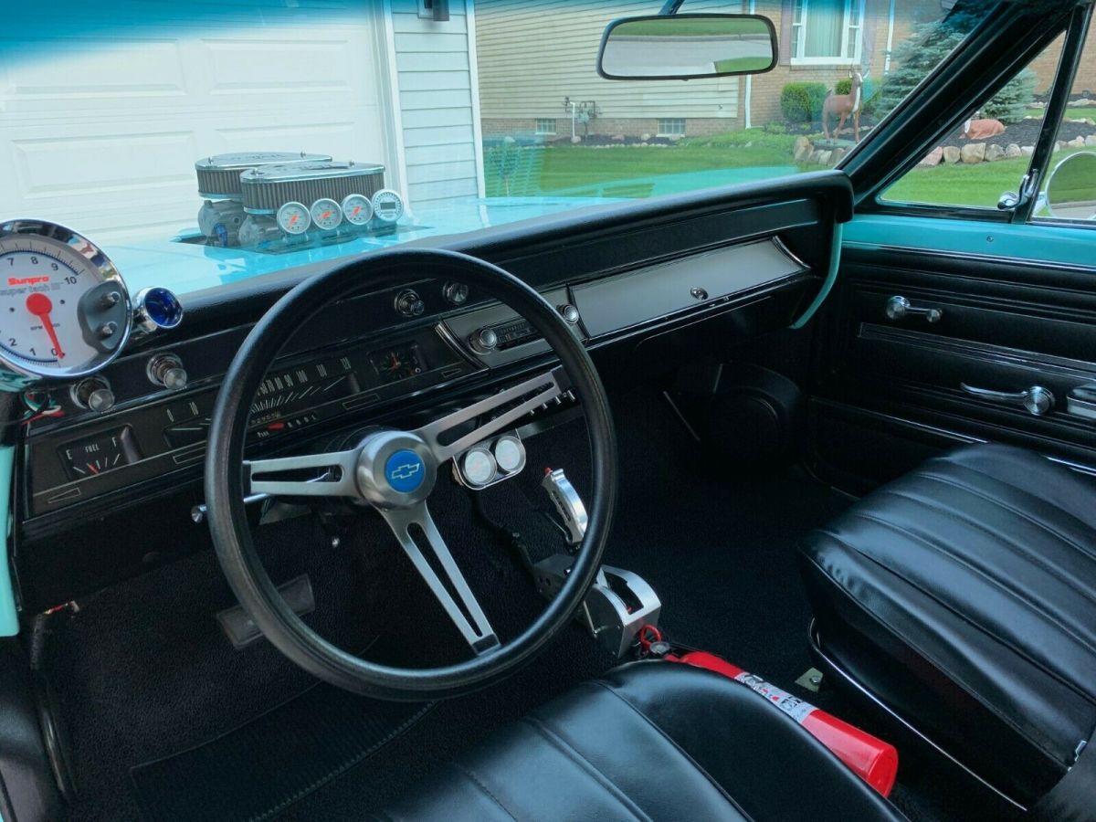1966 Teal Chevrolet Chevelle Coupe
