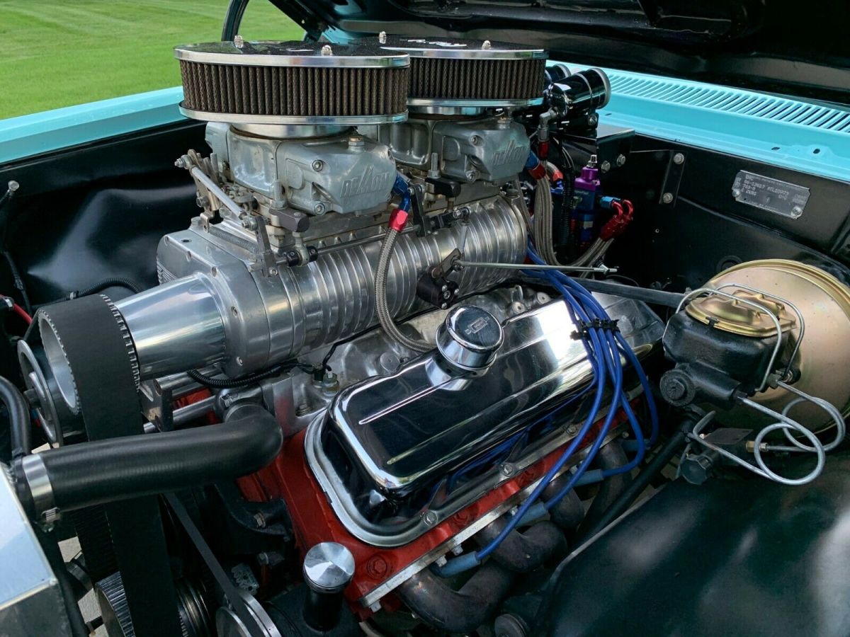 1966 Teal Chevrolet Chevelle Coupe