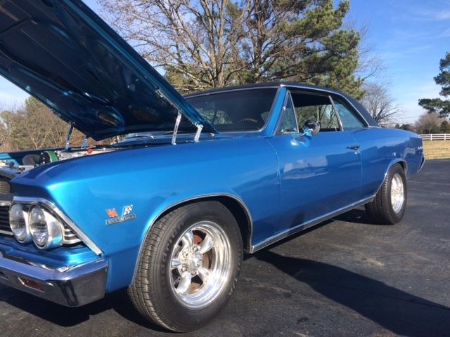 1966 Blue Chevrolet Chevelle Coupe
