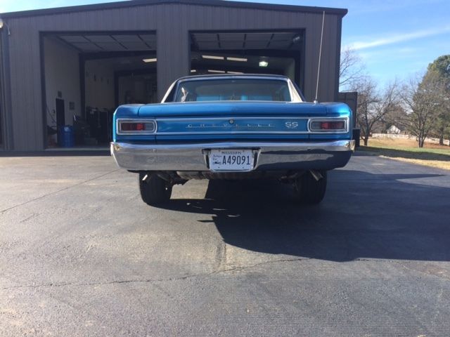 1966 Blue Chevrolet Chevelle Coupe