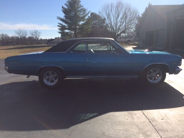 1966 Blue Chevrolet Chevelle Coupe