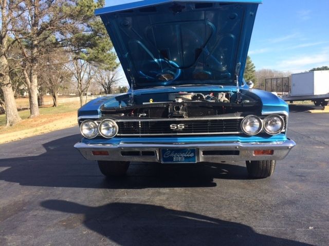 1966 Blue Chevrolet Chevelle Coupe