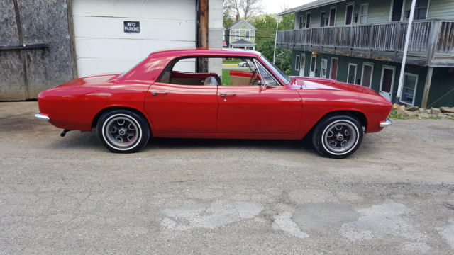 1966 Red Chevrolet Corvair