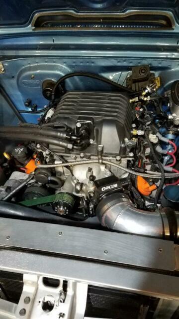 1966 Blue Chevrolet Nova Sedan