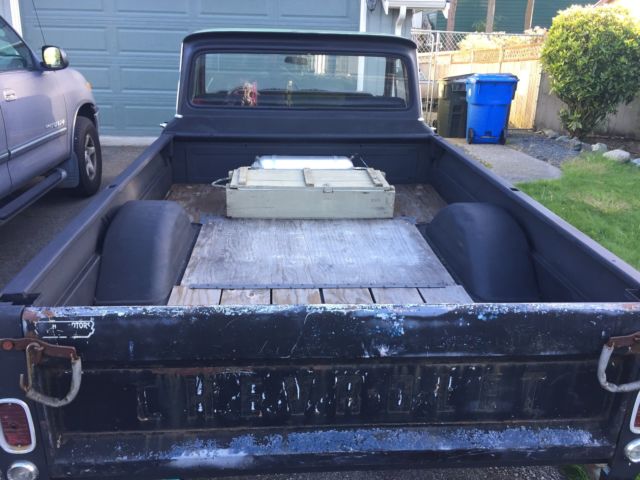 1966 black Chevrolet C-10 Cab & Chassis