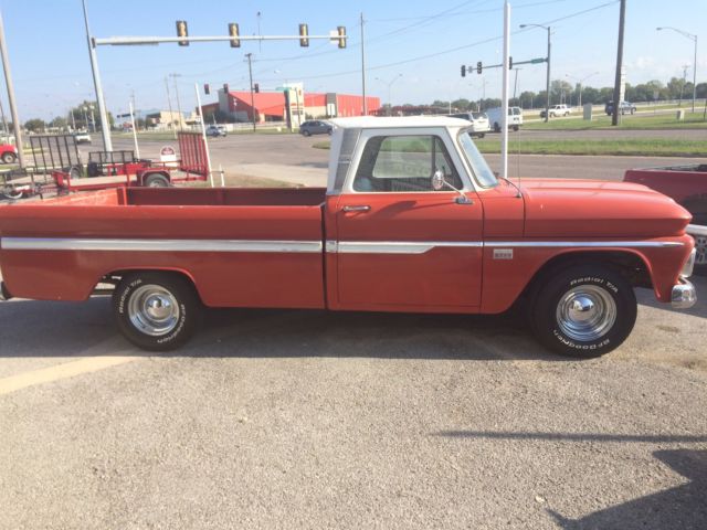 1966 Red Chevrolet C-10 Standard Cab Pickup
