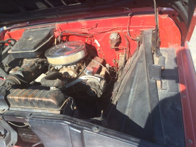 1966 Red Chevrolet C-10 Standard Cab Pickup