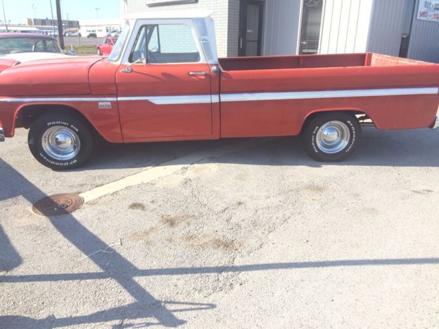 1966 Red Chevrolet C-10 Standard Cab Pickup