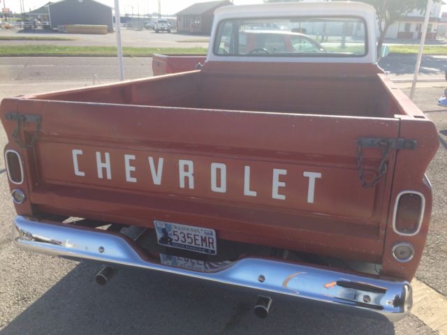 1966 Red Chevrolet C-10 Standard Cab Pickup