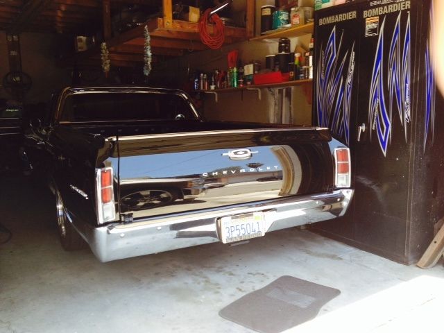 1966 Black Chevrolet El Camino