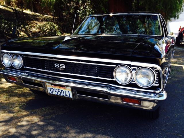 1966 Black Chevrolet El Camino