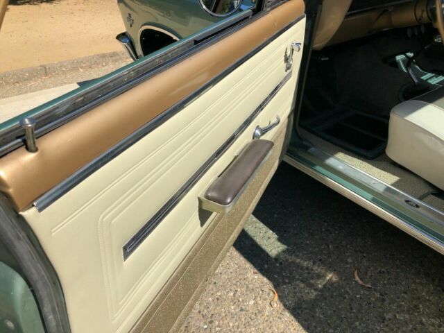 1966 green Chevrolet El Camino cab pick up