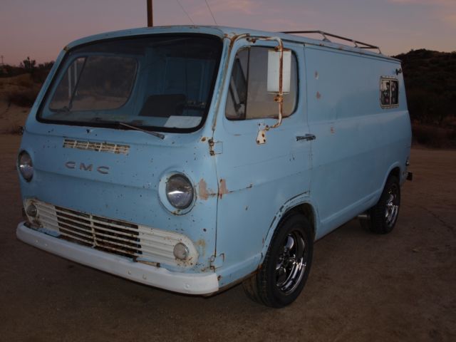 1966 blue Chevrolet g10 van van