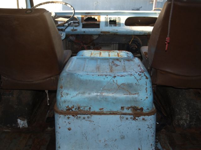 1966 blue Chevrolet g10 van van