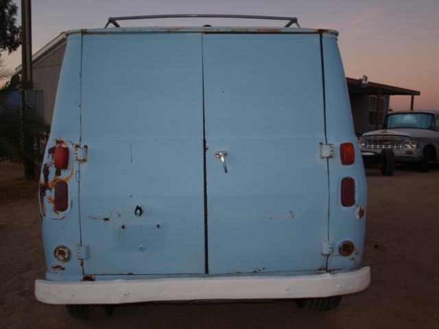 1966 blue Chevrolet g10 van van