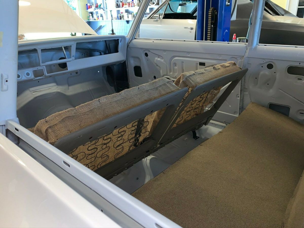 1966 White Chevrolet Nova Sedan