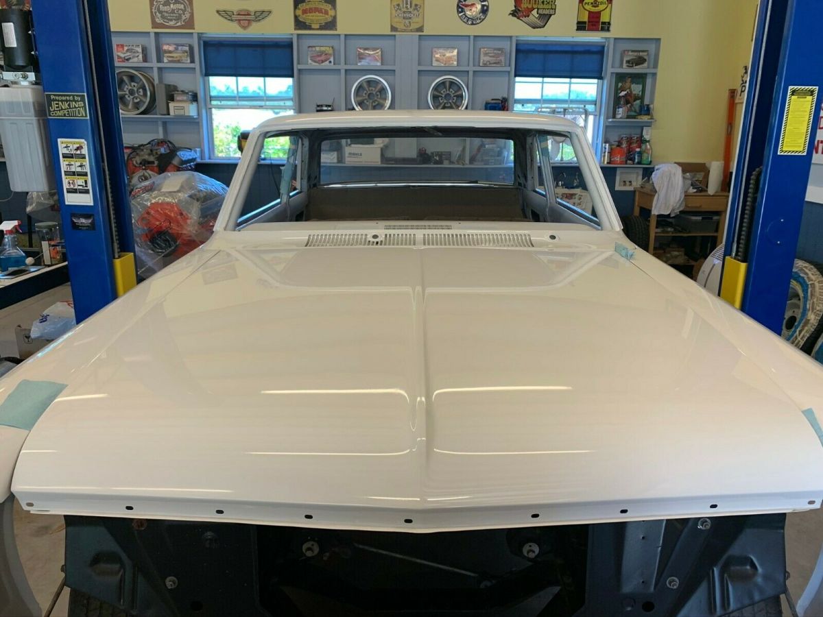 1966 White Chevrolet Nova Sedan