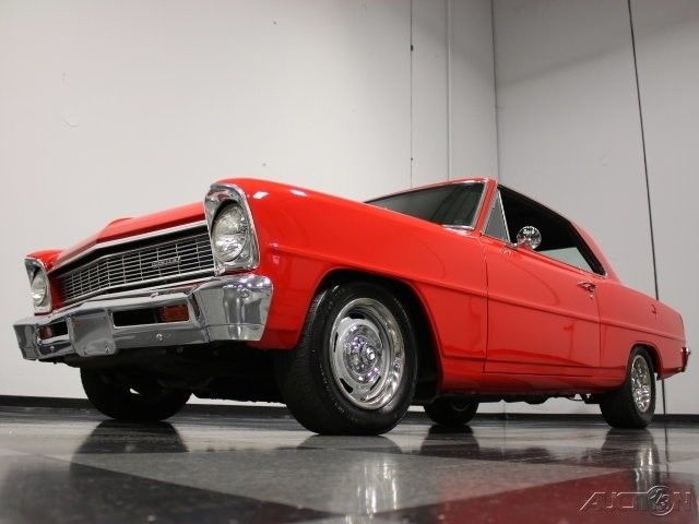 1966 Red Chevrolet Nova