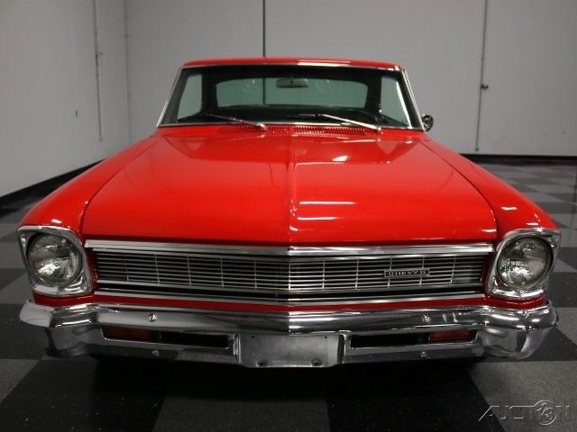 1966 Red Chevrolet Nova