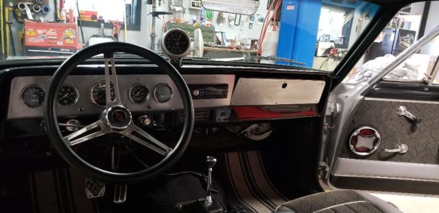 1966 Silver Chevrolet Nova Coupe