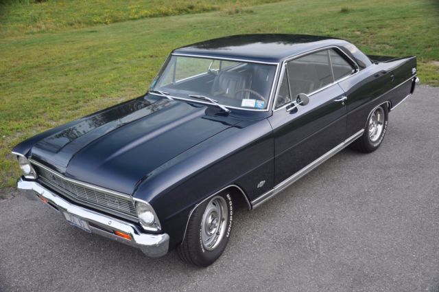 1966 Red Chevrolet Nova Coupe