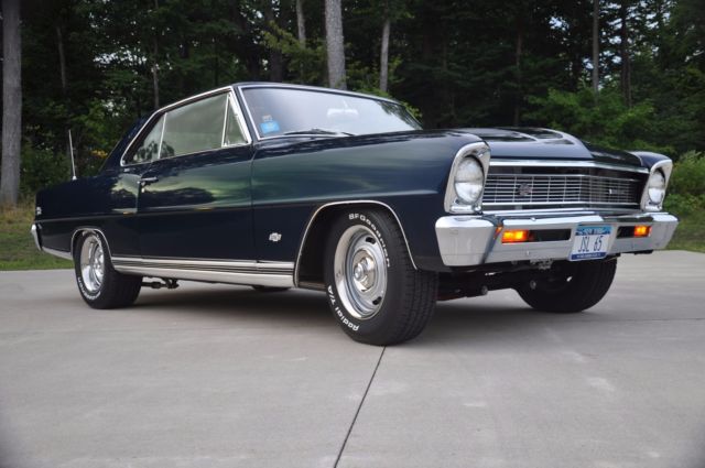 1966 Red Chevrolet Nova Coupe