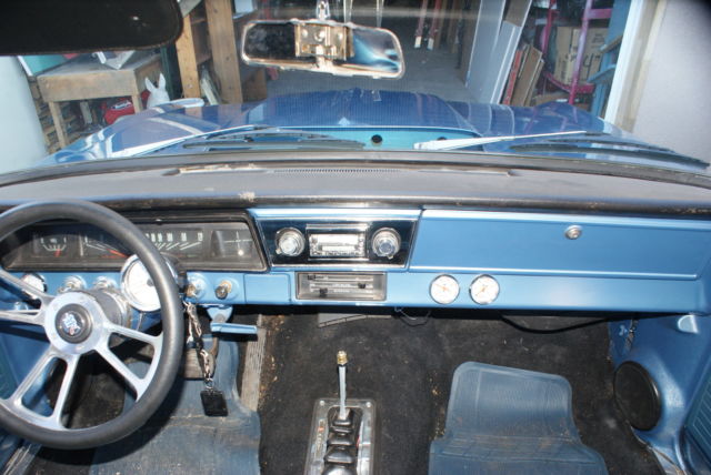 1966 Blue Chevrolet Nova Stationwagen