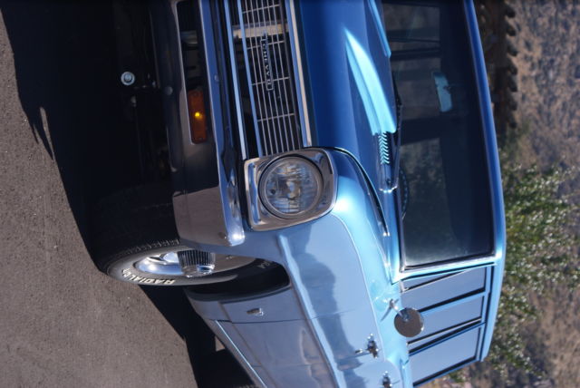 1966 Blue Chevrolet Nova Stationwagen