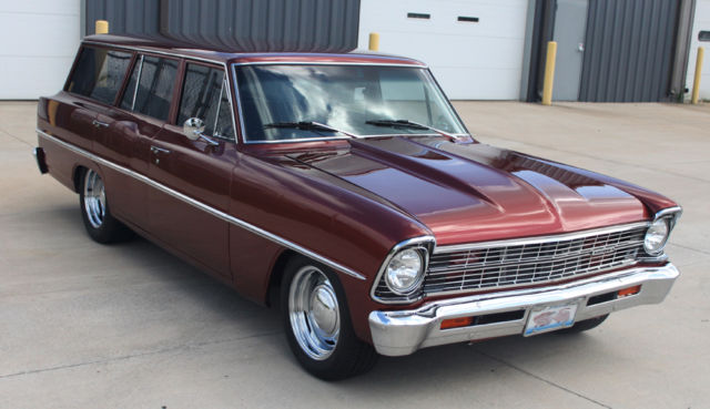 1966 Burgundy Chevrolet Nova