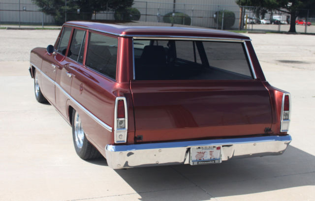 1966 Burgundy Chevrolet Nova