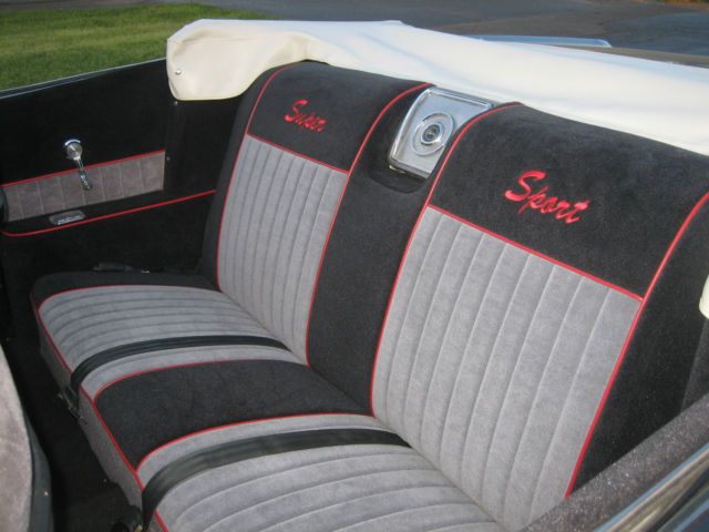 1966 gun metel gray Chevrolet Impala Convertible