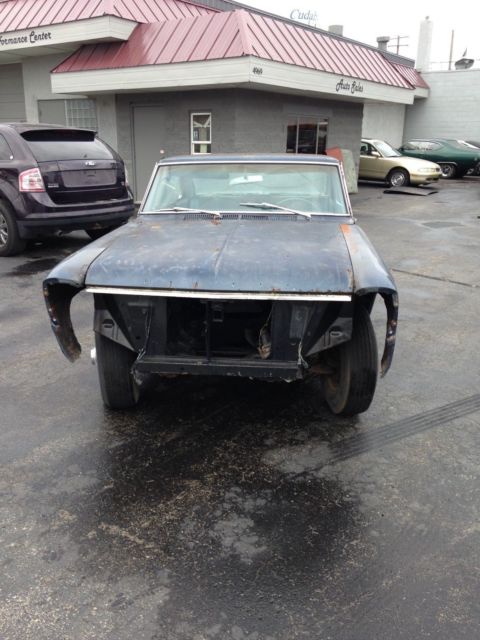 1966 Blue Chevrolet Nova