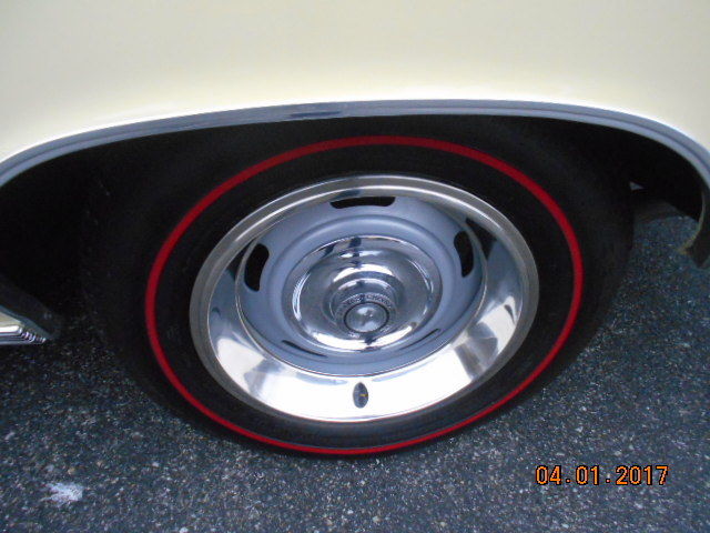 1966 Yellow Chevrolet Malibu Convertible