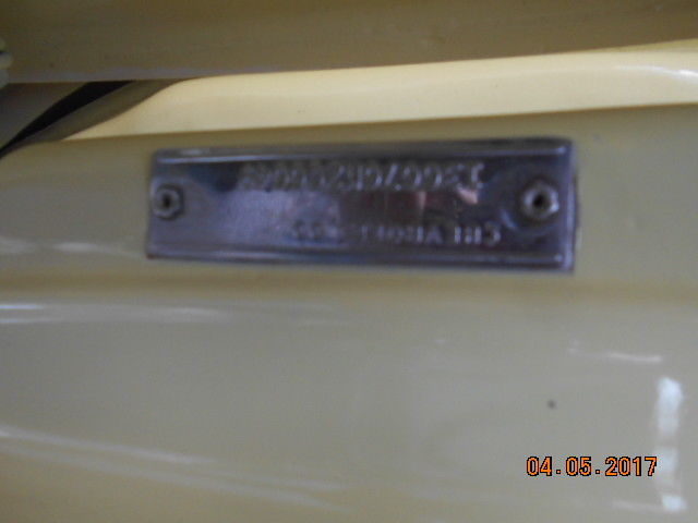 1966 Yellow Chevrolet Malibu Convertible