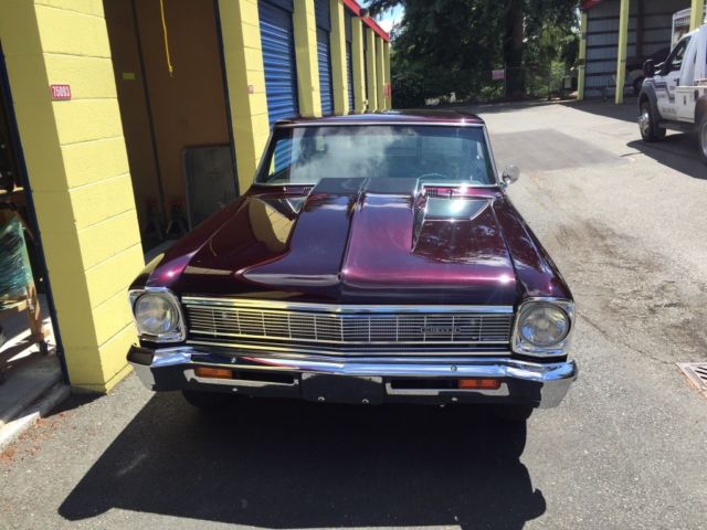 1966 Candy plum Chevrolet Nova Coupe