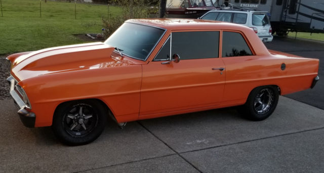 1966 Orange Chevrolet Nova