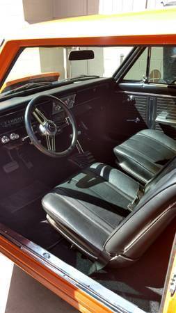 1966 Orange Chevrolet Nova