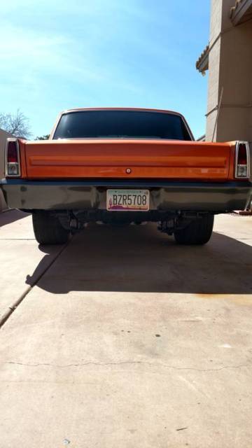 1966 Orange Chevrolet Nova