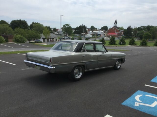 1966 Silver Chevrolet Nova Sedan