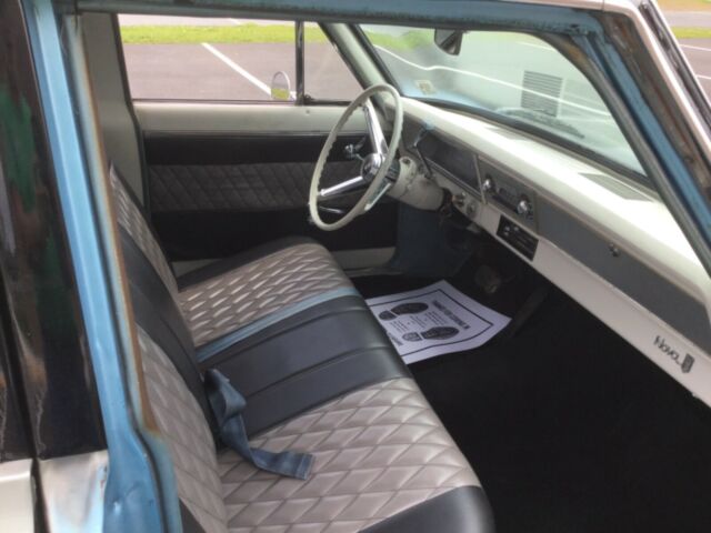 1966 Silver Chevrolet Nova Sedan