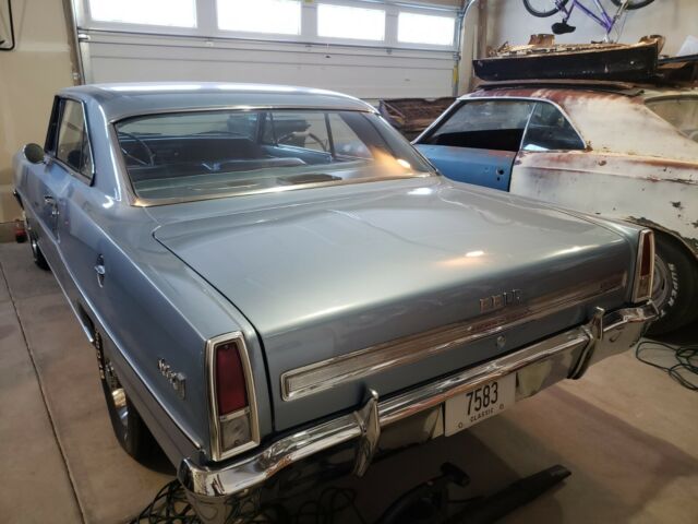 1966 Blue Chevrolet Nova Coupe