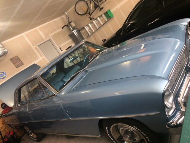 1966 Blue Chevrolet Nova Coupe