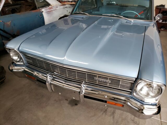 1966 Blue Chevrolet Nova Coupe