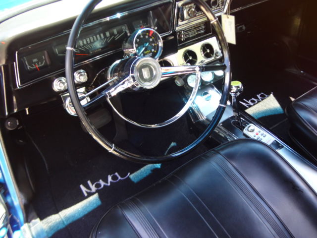 1966 bahama blue Chevrolet Nova 2 door coupe ss