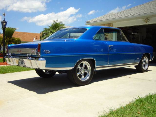 1966 bahama blue Chevrolet Nova 2 door coupe ss