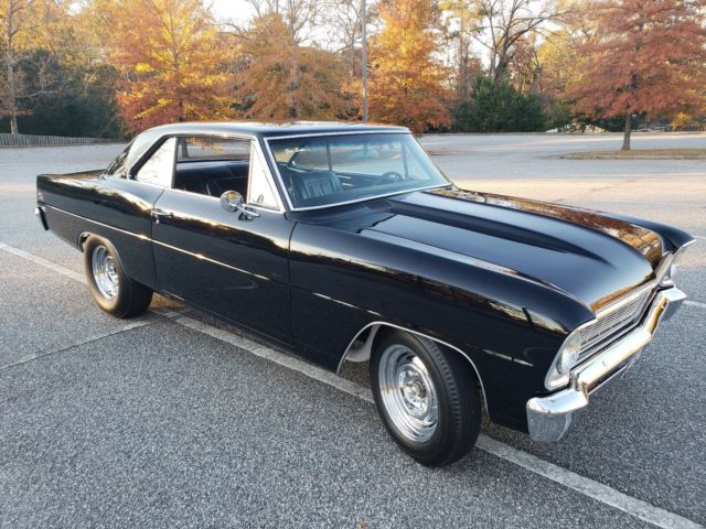 1966 Black Chevrolet Nova