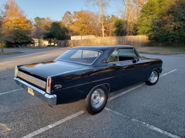 1966 Black Chevrolet Nova