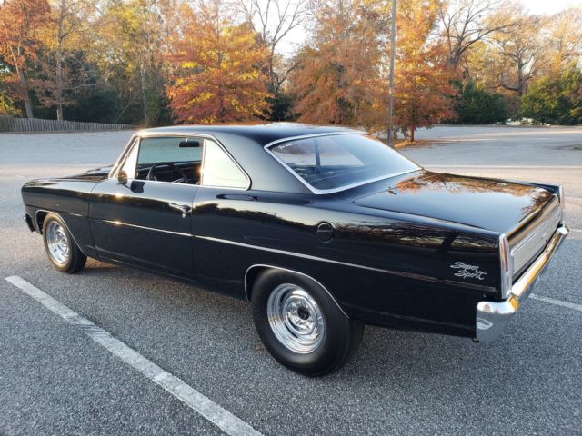 1966 Black Chevrolet Nova
