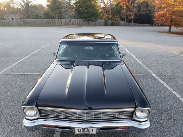 1966 Black Chevrolet Nova